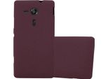 Cadorabo Custodia Protettiva Per Sony Xperia Sp Cover In Viola Custodia Per Cellulare Tpu Etui Cover Case