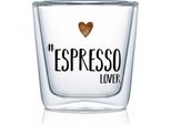 Ppd Espresso Lover A Doppia Parete, Bicchiere Da Espresso, Bicchiere Da Caffè, Vetro Borosilicato, 80 Ml, 604254