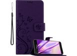 Cadorabo Cover Per Samsung Galaxy J7 2018 Cover Protettiva In Viola Cover Protettiva Cover Per Telefono Cellulare Custodia Fiori Custodia Fiori