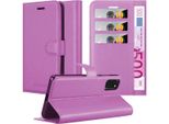Cadorabo Custodia Per Samsung Galaxy A41 Custodia Protettiva In Viola Custodia Del Telefono Cellulare Cover Chiusura Magnetica