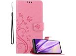 Cadorabo Cover Per Sony Xperia 5 Cover Protettiva In Rosa Cover Protettiva Cover Per Telefono Cellulare Custodia Fiori Custodia Fiori