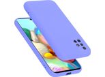 Cadorabo Custodia Protettiva Per Samsung Galaxy A51 4G / M40S Custodia In Viola Telefono Cellulare Custodia Cover Tpu Etui