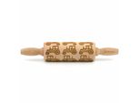 Folkroll Rullo Per Pasta, Junior, 23 Cm, Mattarello, Rullo Per Goffratura, Modello, Motivo, Rullo, Legno Di Faggio, 332832