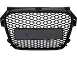 Senza Emblema Griglia Radiatore Per Audi A1 8X 2010-2014 RS1 Look Nero Lucido