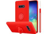 Cadorabo Custodia Per Samsung Galaxy S10E Custodia Protettiva In Rosso Custodia Per Telefono Cellulare Tpu Custodia Cover
