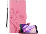 Cadorabo Cover Per Honor 8 / 8 Premium Cover Protettiva In Rosa Cover Protettiva Cover Cellulare Cover Fiori Custodia Fiore