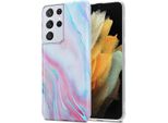 Cadorabo Custodia Protettiva Per Samsung Galaxy S21 Ultra In Tpu Bianco Custodia Per Cellulare Custodia Cover