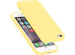 Cadorabo Custodia Protettiva Per Apple Iphone 6 / 6S Custodia In Giallo Telefono Cellulare Custodia Cover Tpu Etui