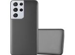 Cadorabo Custodia Protettiva Per Samsung Galaxy S21 Ultra In Grigio Custodia Per Cellulare Custodia In Silicone Tpu Cover Case