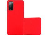Cadorabo Custodia Protettiva Per Samsung Galaxy S20 Fe In Rosso Custodia Del Telefono Cellulare Tpu Etui Cover Case