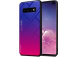 Cadorabo Custodia Per Samsung Galaxy S10 Plus Cover Protettiva In Nero Custodia Per Cellulare Tpu Custodia Cover Vetro Temperato