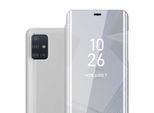 Cadorabo Custodia Per Telefono Cellulare Per Samsung Galaxy A51 4G / M40S In Argento Copertura Posteriore Copertura Protettiva Custodia A Libro