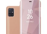 Cadorabo Custodia Per Telefono Cellulare Per Samsung Galaxy A51 4G / M40S In Rosa Cover Backcover Custodia Protettiva A Libro