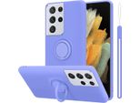 Custodia Cadorabo Per Samsung Galaxy S21 Ultra Custodia Protettiva In Viola Custodia Per Cellulare Tpu Etui Case Cover