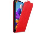 Cadorabo Custodia Per Samsung Galaxy A21S Cover Protettiva In Rosso Flip Case Custodia Del Telefono Cellulare Case Cover