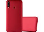 Cadorabo Custodia Protettiva Per Samsung Galaxy A20S In Rosso Custodia Per Cellulare Custodia In Silicone Tpu Cover Case