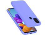 Cadorabo Custodia Protettiva Per Samsung Galaxy A21S Custodia In Viola Telefono Cellulare Custodia Cover Tpu Etui