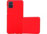 Cadorabo Custodia Protettiva Per Samsung Galaxy A51 5G In Rosso Custodia Per Telefono Cellulare Tpu Etui Cover Case