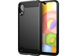 Custodia Cadorabo Per Samsung Galaxy A01 In Tpu Nero Protettivo Custodia Cover Telefono Cellulare