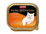 Animonda Vom Feinsten Cat Adult Con Vassoio Di Pollame E Vitello 100G