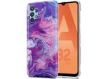 Cadorabo Custodia Protettiva Per Samsung Galaxy A32 5G In Tpu Viola Custodia Per Cellulare Custodia Cover