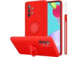 Custodia Cadorabo Per Samsung Galaxy A52 (4G / 5G) / A52S Custodia Protettiva In Rosso Custodia Per Cellulare Tpu Etui Case Cover