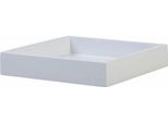 Vassoio Gift Company Spa S, Quadrato, Vassoio Da Portata, Vassoio Decorativo, Mdf, Bianco, 19 X 19 Cm, 77844