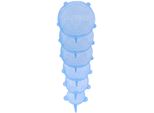 Intirilife 6X Coperchi Universali Riutilizzabili In Silicone Blu - 6 Coperchi Keep-Fresh Di Diverse Dimensioni
