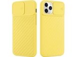 Custodia Cadorabo Per Apple Iphone 11 Pro Custodia Protettiva In Tpu Giallo Custodia Cover Protezione Fotocamera