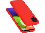 Cadorabo Custodia Protettiva Per Samsung Galaxy A22 4G / M22 / M32 4G Custodia In Rosso Cellulare Custodia Cover Tpu Etui