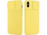 Custodia Cadorabo Per Apple Iphone Xr Custodia Protettiva In Tpu Giallo Custodia Cover Protezione Fotocamera