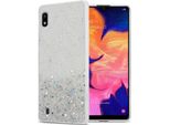 Custodia Cadorabo Per Samsung Galaxy A10 / M10 Custodia Protettiva In Tpu Trasparente Custodia Per Telefono Cellulare Custodia Glitter Cover Glitter