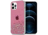 Cadorabo Custodia Per Apple Iphone 12 / 12 Pro Custodia Protettiva In Rosa Custodia Del Telefono Cellulare Custodia Tpu Custodia Glitter Cover Custodia Glitter
