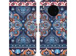 Cadorabo Custodia Protettiva Per Huawei Mate 30 Case Design Blu Custodia Per Telefono Cellulare Custodia Protettiva Custodia Magnetica Custodia Cover