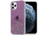 Cadorabo Custodia Per Apple Iphone 11 Custodia Protettiva In Viola Custodia Del Telefono Cellulare Custodia Tpu Custodia Glitter Cover Custodia Glitter