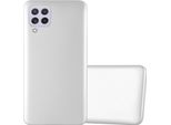 Cadorabo Custodia Protettiva Per Samsung Galaxy A22 4G / M22 / M32 4G In Argento Custodia Per Cellulare Custodia In Silicone Tpu Custodia Cover