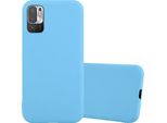 Cadorabo Custodia Per Xiaomi Redmi Note 10 5G / Poco M3 Pro 5G Custodia Protettiva In Blu Custodia Per Cellulare Custodia In Silicone Tpu Cover