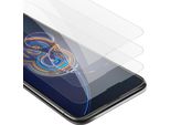 Cadorabo 3X Proteggi Schermo Blindato Per Asus Zenfone 8 Flip In Vetro Temperato Trasparente