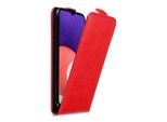 Custodia Cadorabo Per Samsung Galaxy A22 5G Custodia Protettiva In Rosso Custodia Flip Per Telefono Cellulare Custodia Cover