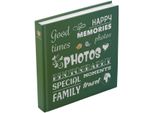 Henzo Jumbo Photo Album Wording Verde 30X30 Cm 100 Pagine Bianche
