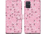 Cadorabo Custodia Protettiva Per Samsung Galaxy A51 4G / M40S Cover Design Rosa Custodia Del Telefono Cellulare Custodia Protettiva Cover Custodia Magnetica