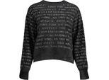 Desigual Pullover Donna Tessile Nero SF15008 - Taglia: Xl