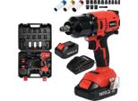 Avvitatore A Impulsi A Batteria 18V, 700Nm, 1/2" (2 Batterie 3Ah)"
