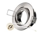 Cornice Da Incasso Pressofusa Spot GU10 - Ferro Spazzolato
