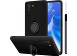 Cadorabo Cover Per Huawei P40 Lite 5G / Nova 7 Se Cover Protettiva In Nero Custodia Per Telefono Cellulare Tpu Custodia Cover