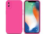 Custodia Cadorabo Per Apple Iphone Xs Max Custodia Protettiva In Tpu Rosa Custodia In Silicone Custodia Per Telefono Cellulare