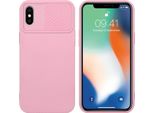 Cadorabo Custodia Per Apple Iphone X / Xs Custodia Protettiva In Rosa Custodia Del Telefono Cellulare Tpu Custodia Cover Fotocamera Protezione