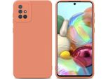 Cadorabo Cover Per Samsung Galaxy A71 4G Cover Protettiva In Tpu Arancione Custodia In Silicone Custodia Per Cellulare