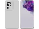 Cadorabo Cover Per Samsung Galaxy S20 Ultra Cover Protettiva In Silicone Tpu Bianco Custodia Per Telefono Cellulare