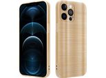 Custodia Cadorabo Per Apple Iphone 12 Pro Cover Protettiva In Oro Custodia Per Telefono Cellulare Custodia In Silicone Tpu Custodia